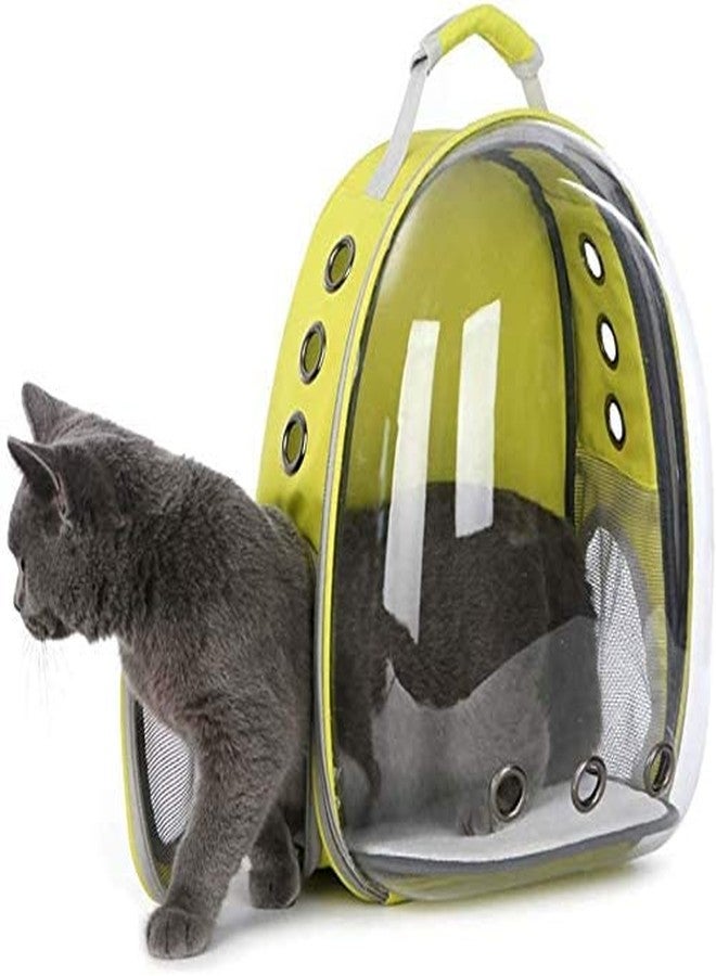 Pet Believe Breathable Transparent Pet Puppy Carrier Bag Hand Shoulder Straps Bagpack Space Capsule Box Cage for Travel - Color as per Availability - Image 2
